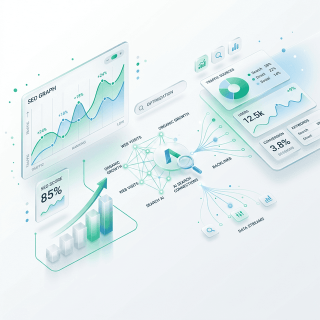 SEOGEO Platform Illustration